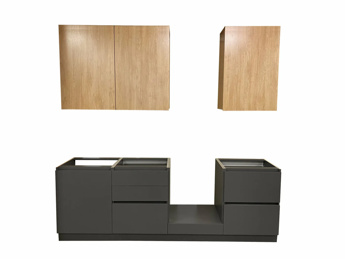 Кухонный гарнитур Natural Home Clean "Бостон" 240см, цвет Дуб Сомона